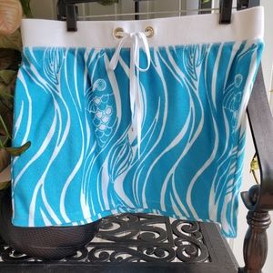 Lilly Pulitzer cotton terry mini skirt sz large